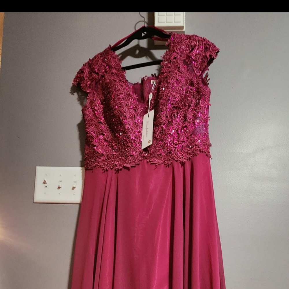 Beautiful made in Paris mother of the bride formal dress